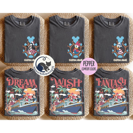 Personalized Disney Cruise 2026 Shirts — Gildan Sweatshirt