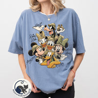 Mickey and Friends Safari Comfort Colors — Comfort Colors Tee fan art by Snagva (5)