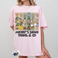 Mickey and Friends Safari Comfort Colors — Bella+Canvas Tee fan art by Snagva (5)