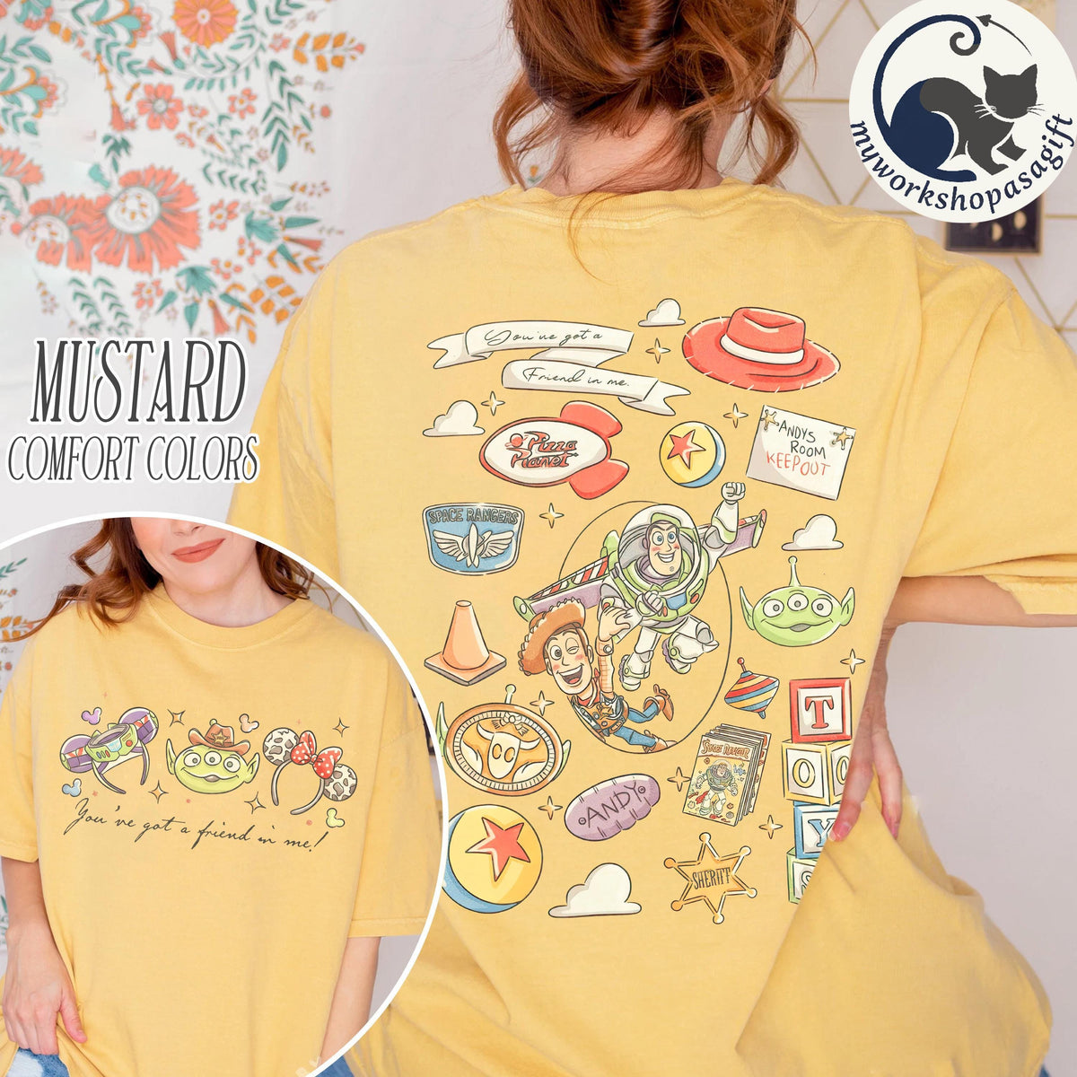 Toy Story Comfort Colors — Bella+Canvas Tee fan art by Snagva (2)