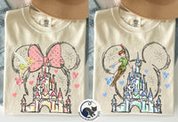 Disney Mickey Minnie Mouse Castle — Comfort Colors Tee fan art by Snagva