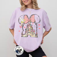 Disney Mickey Minnie Mouse Castle — Bella+Canvas Tee fan art by Snagva (3)