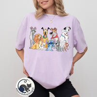 Disney Dogs — Bella+Canvas Tee fan art by Snagva (4)