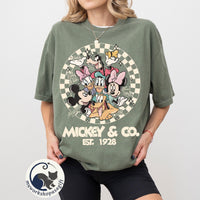 Disney Checkered — Gildan Sweatshirt fan art by Snagva (4)