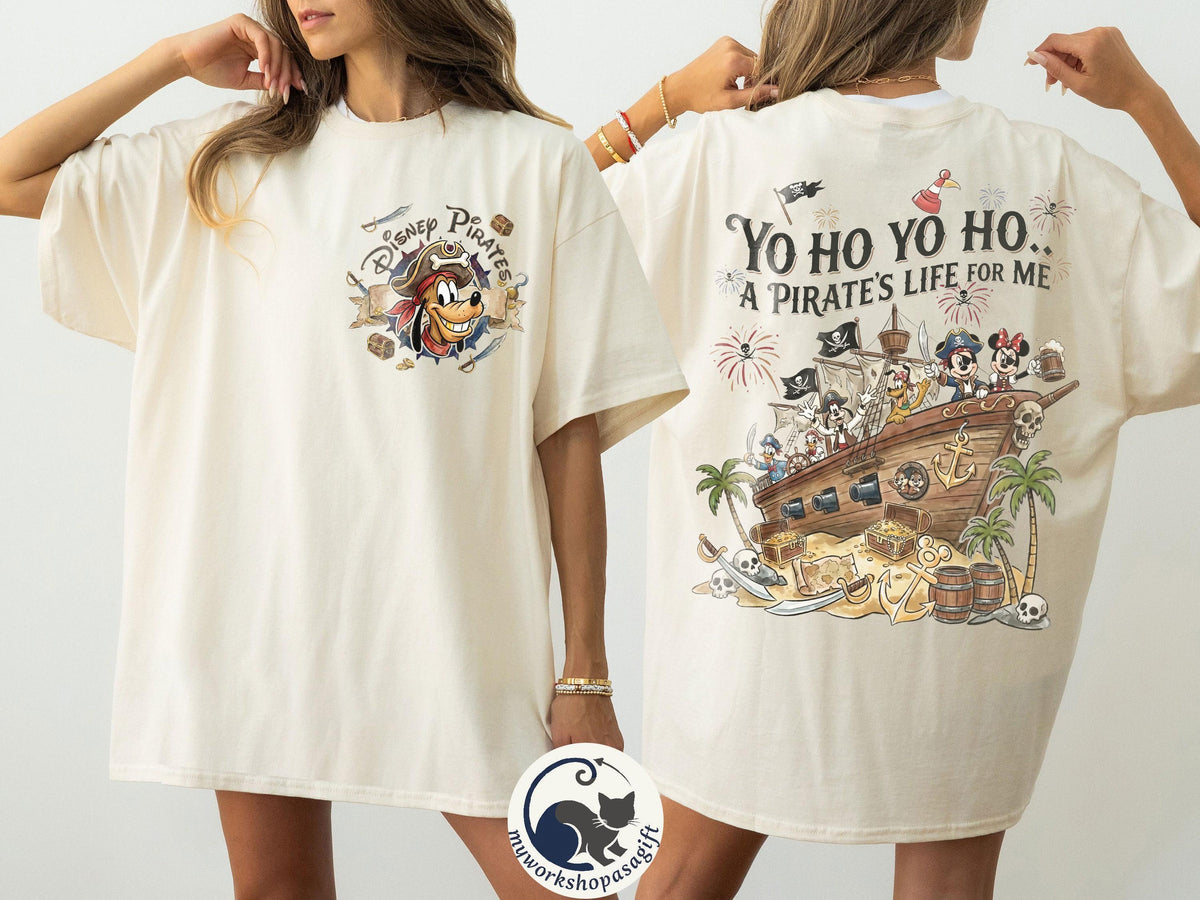 Custom Disney Pirates — Bella+Canvas Tee fan art by Snagva (5)