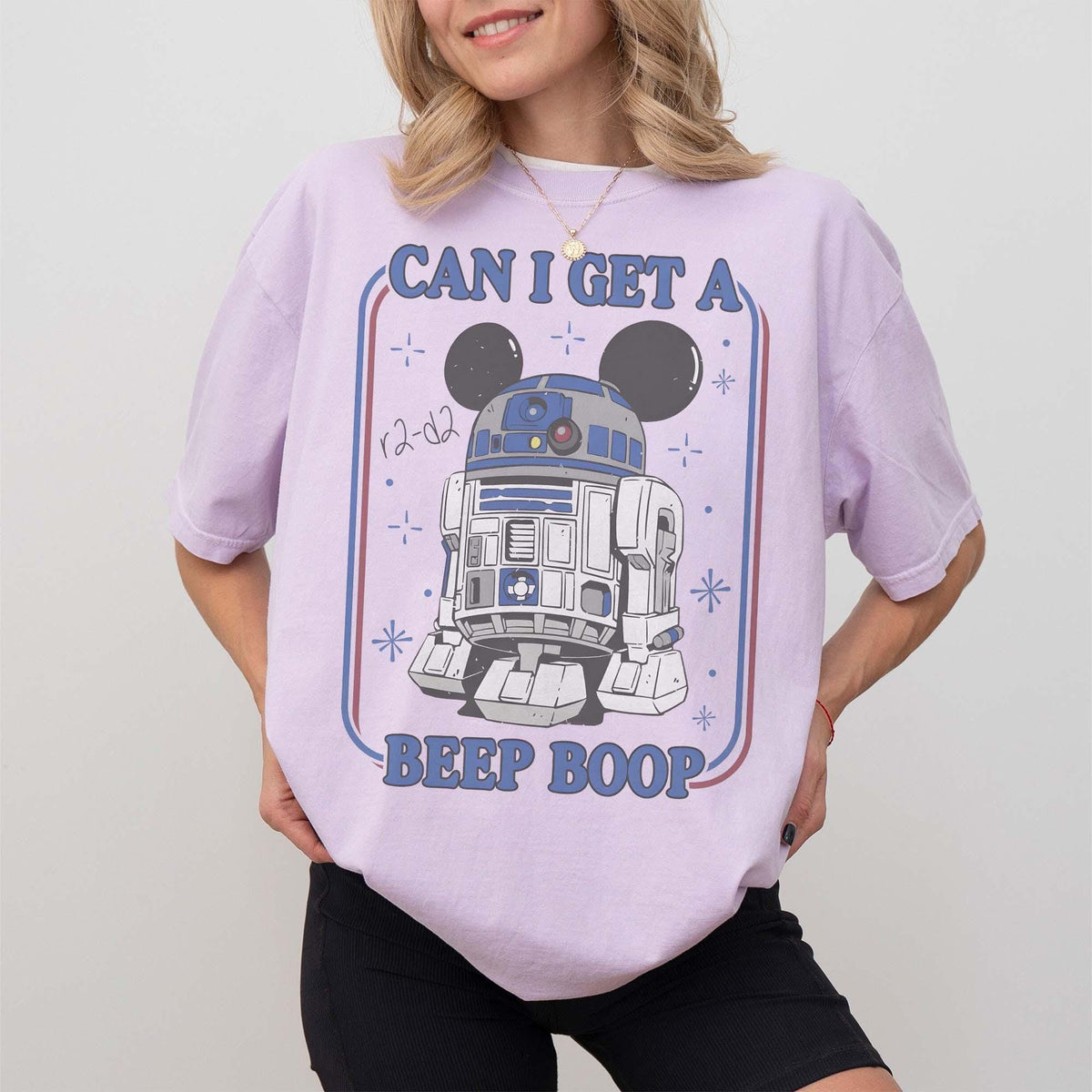 Retro Disney Star Wars R2-D2 Can I Get a Beep Boop Comfort C — Gildan Sweatshirt fan art by Snagva