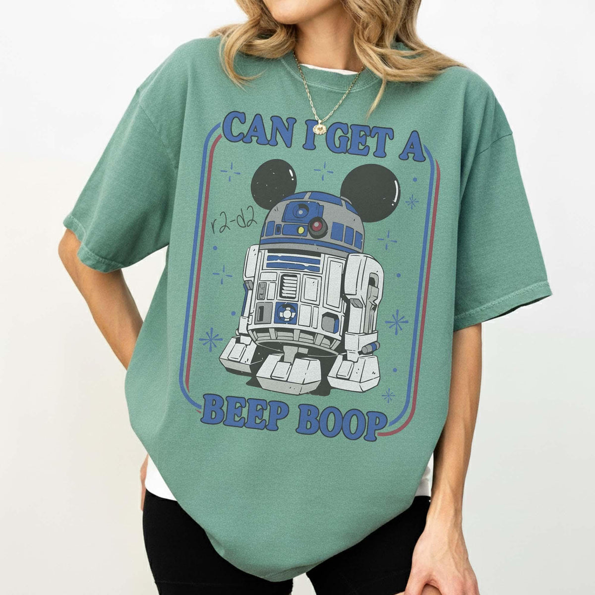 Retro Disney Star Wars R2-D2 Can I Get a Beep Boop Comfort C — Comfort Colors Tee fan art by Snagva (4)