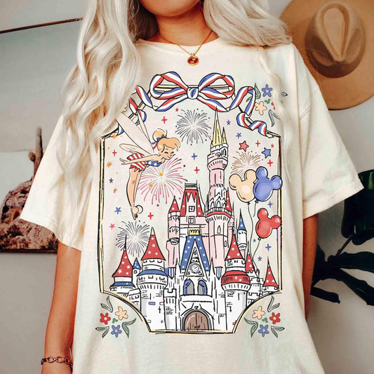250th America Anniversary Disney Castle — Gildan Sweatshirt