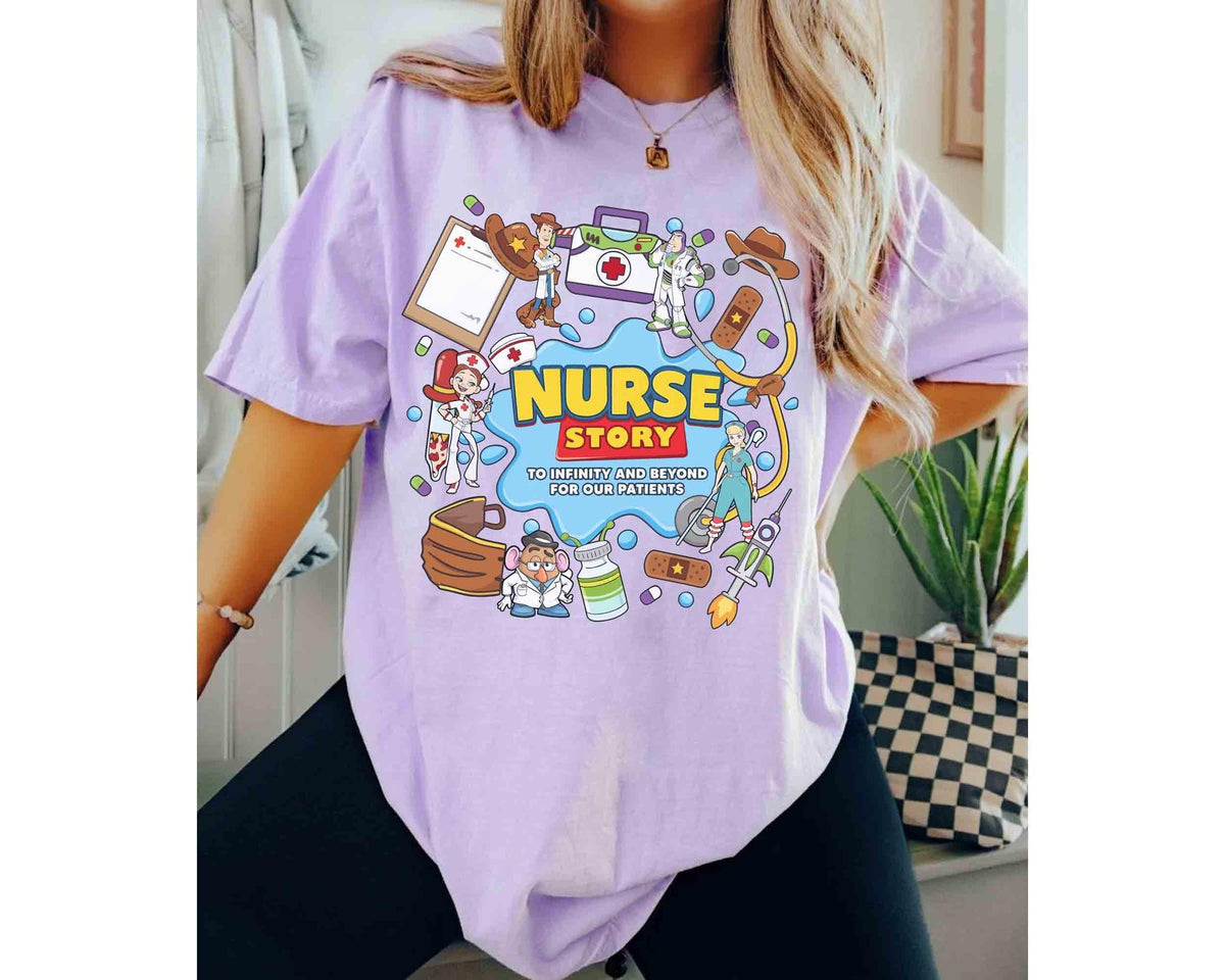 Toy Story Nurse — Gildan Hoodie fan art by Snagva (3)