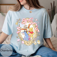Comfort Colors Coquette Bow Winnie the Pooh — Gildan Sweatshirt fan art by Snagva (2)
