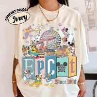 Comfort Colors Epcot Mickey Friends Since 1982 Tour — Gildan Sweatshirt fan art by Snagva (4)
