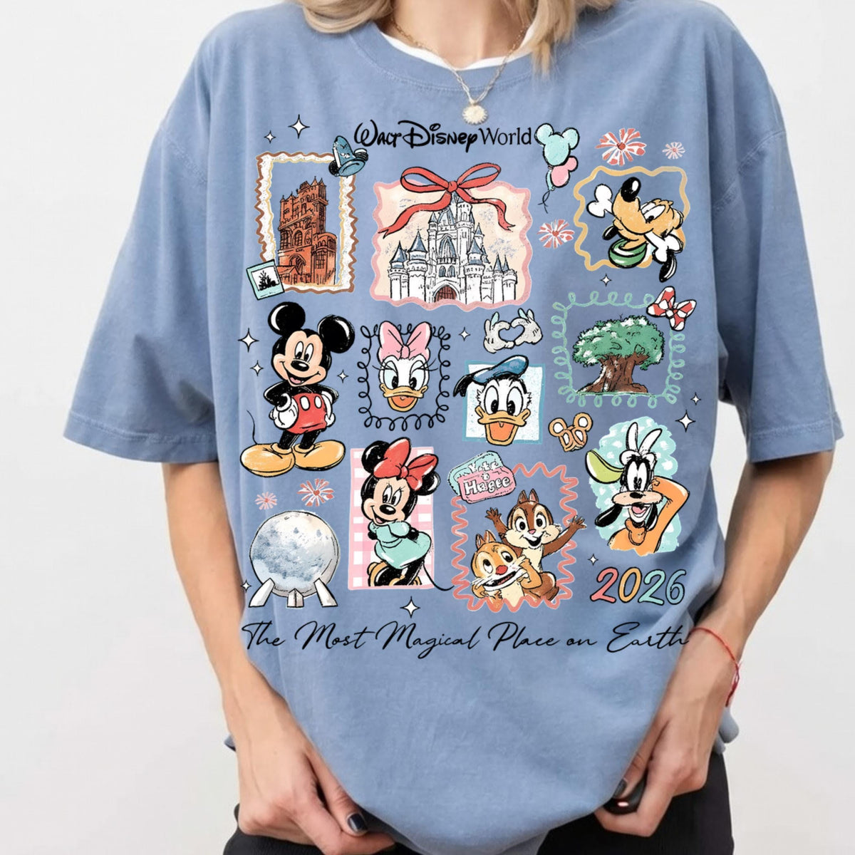 Comfort Colors Retro Mickey Friends Disneyworld Shirt 2026 T — Bella+Canvas Tee fan art by Snagva (5)