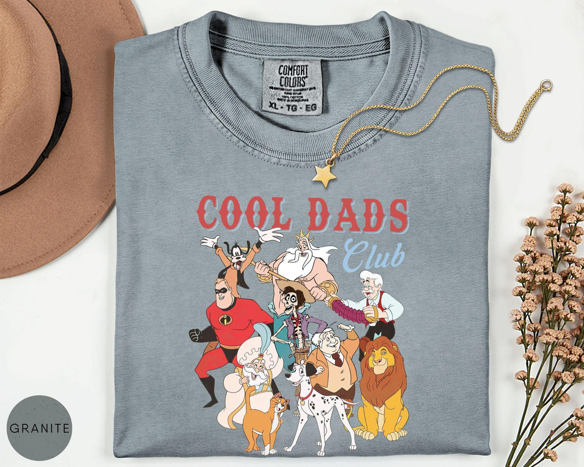 Comfort Colors® Retro 90s Disney Cool Dad Clubs — Bella+Canvas Tee fan art by Snagva