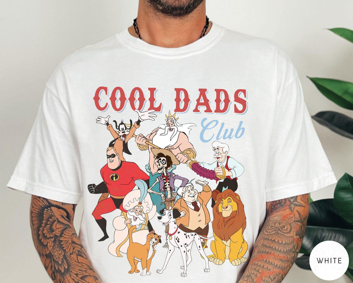 Comfort Colors® Retro 90s Disney Cool Dad Clubs — Comfort Colors Tee fan art by Snagva (3)
