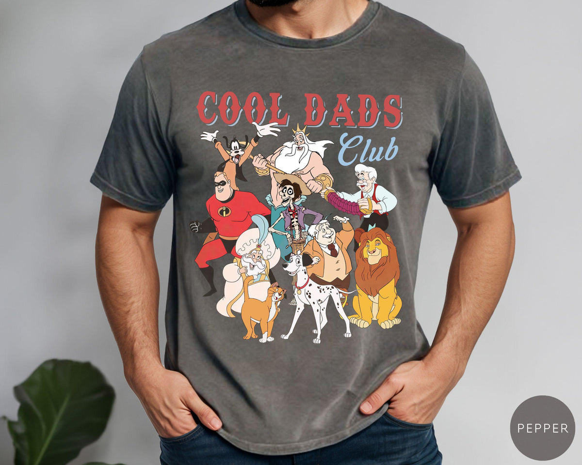 Comfort Colors® Retro 90s Disney Cool Dad Clubs — Gildan Sweatshirt fan art by Snagva (5)