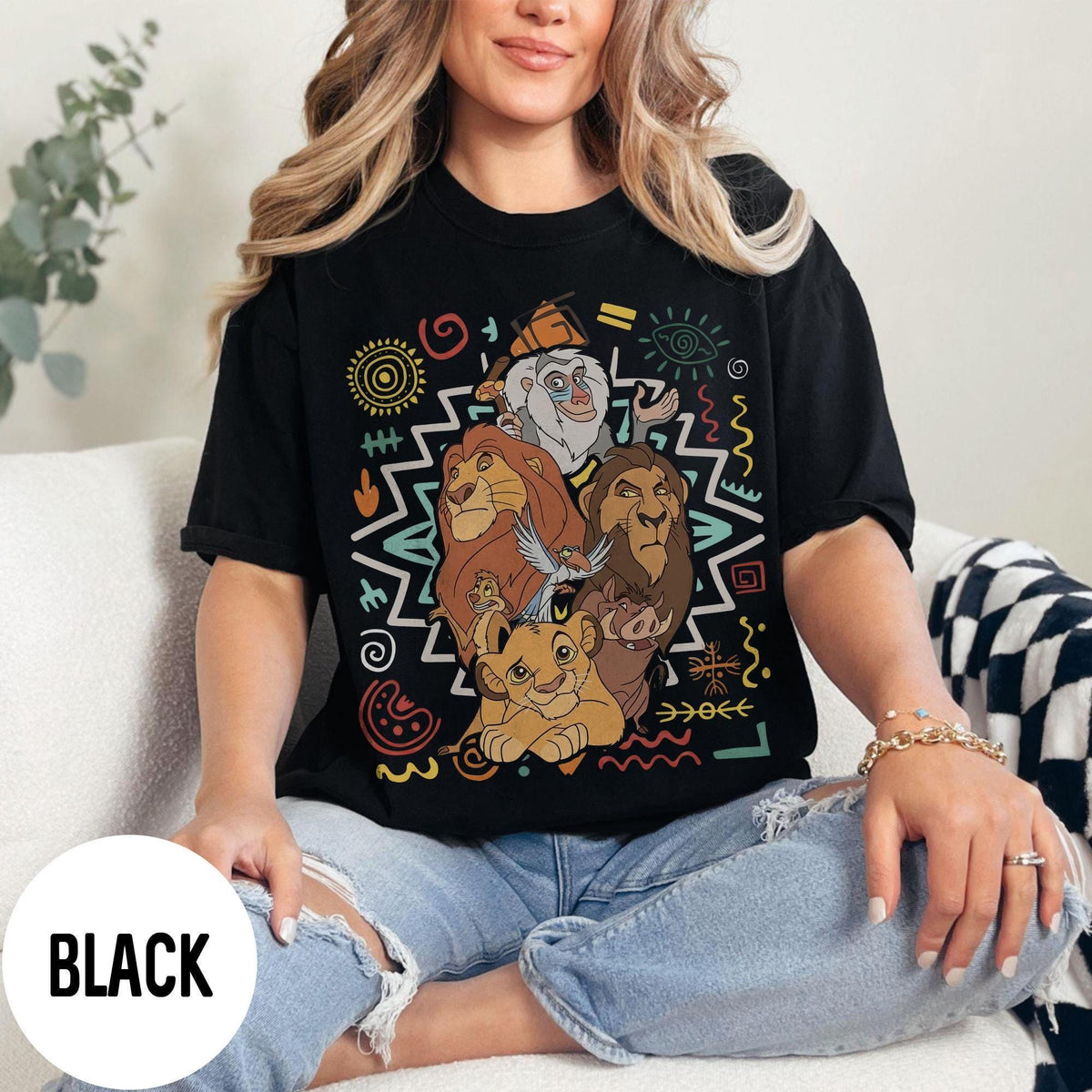 Retro 90s Lion King — Bella+Canvas Tee fan art by Snagva (6)
