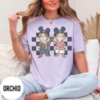Retro Chip And Dale Comfort Colors — Bella+Canvas Tee fan art by Snagva (2)