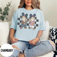 Retro Chip And Dale Comfort Colors — Gildan Hoodie fan art by Snagva (5)