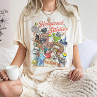 Hollywood Studios Comfort Colors Retro — Gildan Hoodie fan art by Snagva (2)