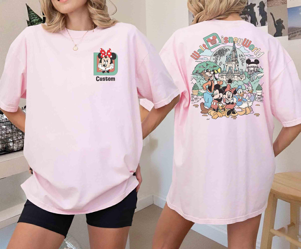 Custom Retro Walt Disney World 2 Sides — Gildan Hoodie fan art by Snagva (4)