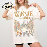 Retro Comfort Colors Winnie The Pooh And Friends — Gildan Hoodie fan art by Snagva (5)