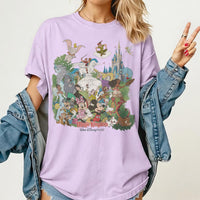 Retro Disney World Magic Kingdom — Comfort Colors Tee fan art by Snagva (2)