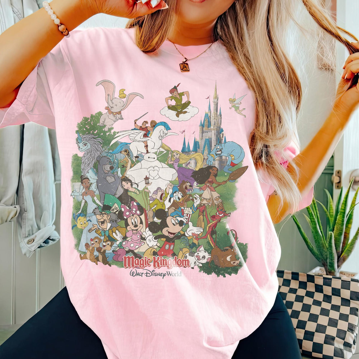 Retro Disney World Magic Kingdom — Comfort Colors Tee fan art by Snagva (5)