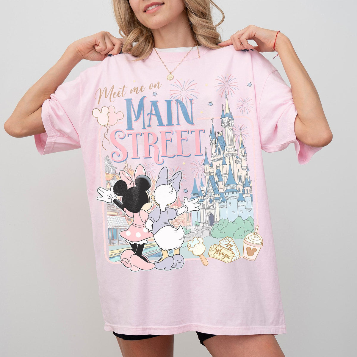 Comfort Colors® Main Street Castle — Gildan Hoodie fan art by Snagva