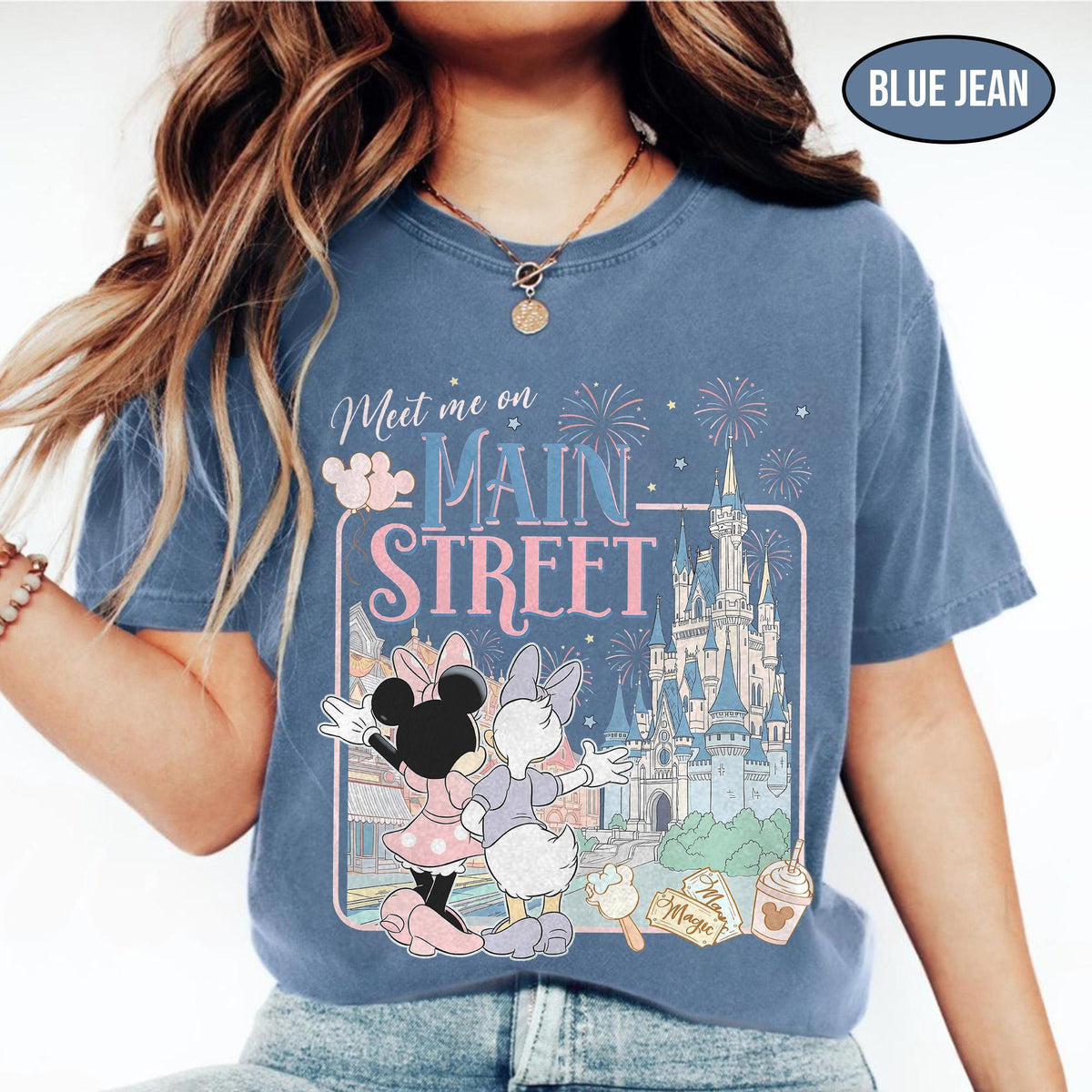Comfort Colors® Main Street Castle — Bella+Canvas Tee fan art by Snagva (3)
