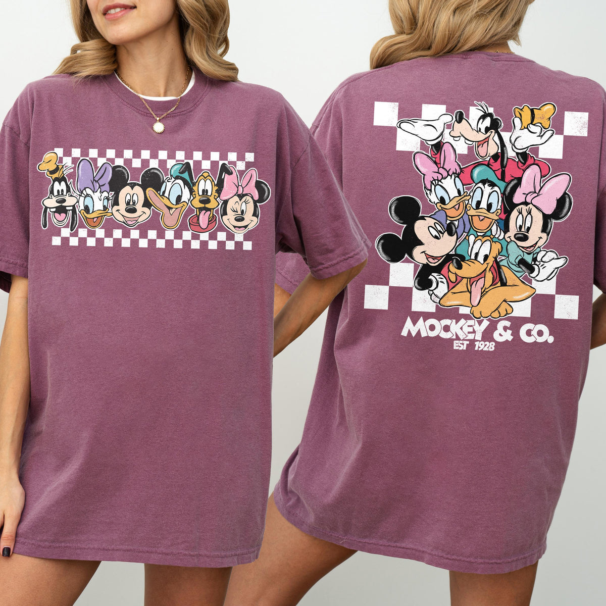 Comfort Colors® Retro Mickey & Co Est 1928 — Bella+Canvas Tee fan art by Snagva (2)