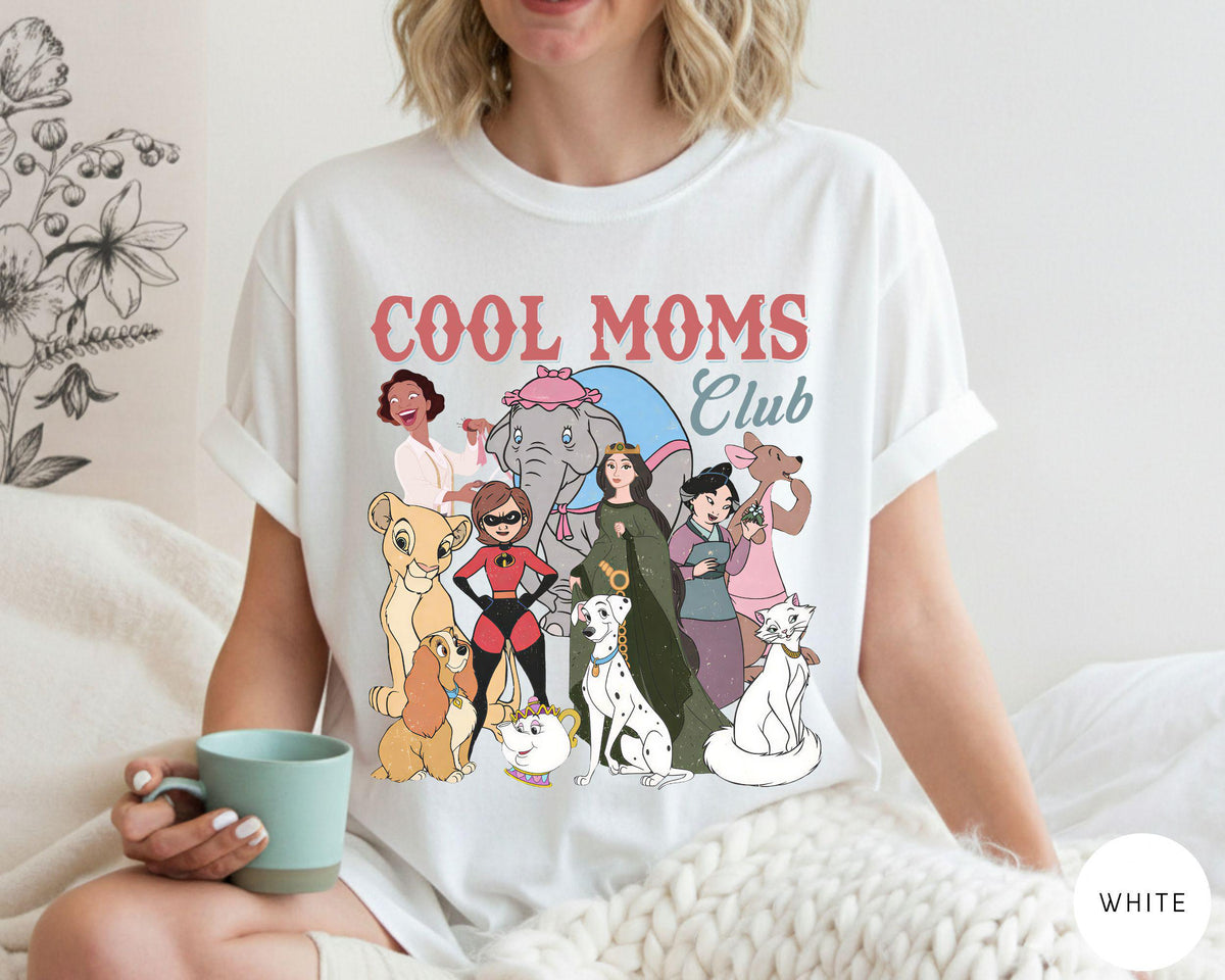 Comfort Colors® Retro Disney Cool Mom Clubs — Comfort Colors Tee fan art by Snagva