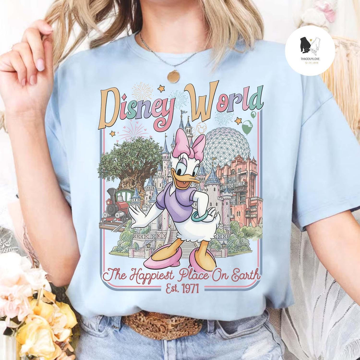 Retro All Characters Disneyworld shirts — Comfort Colors Tee fan art by Snagva (6)
