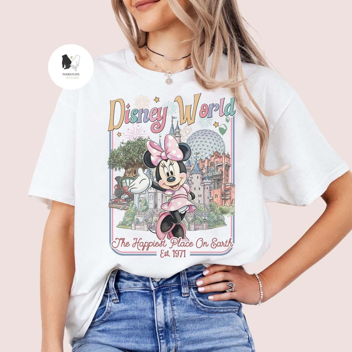 Retro All Characters Disneyworld shirts — Gildan Sweatshirt fan art by Snagva (7)