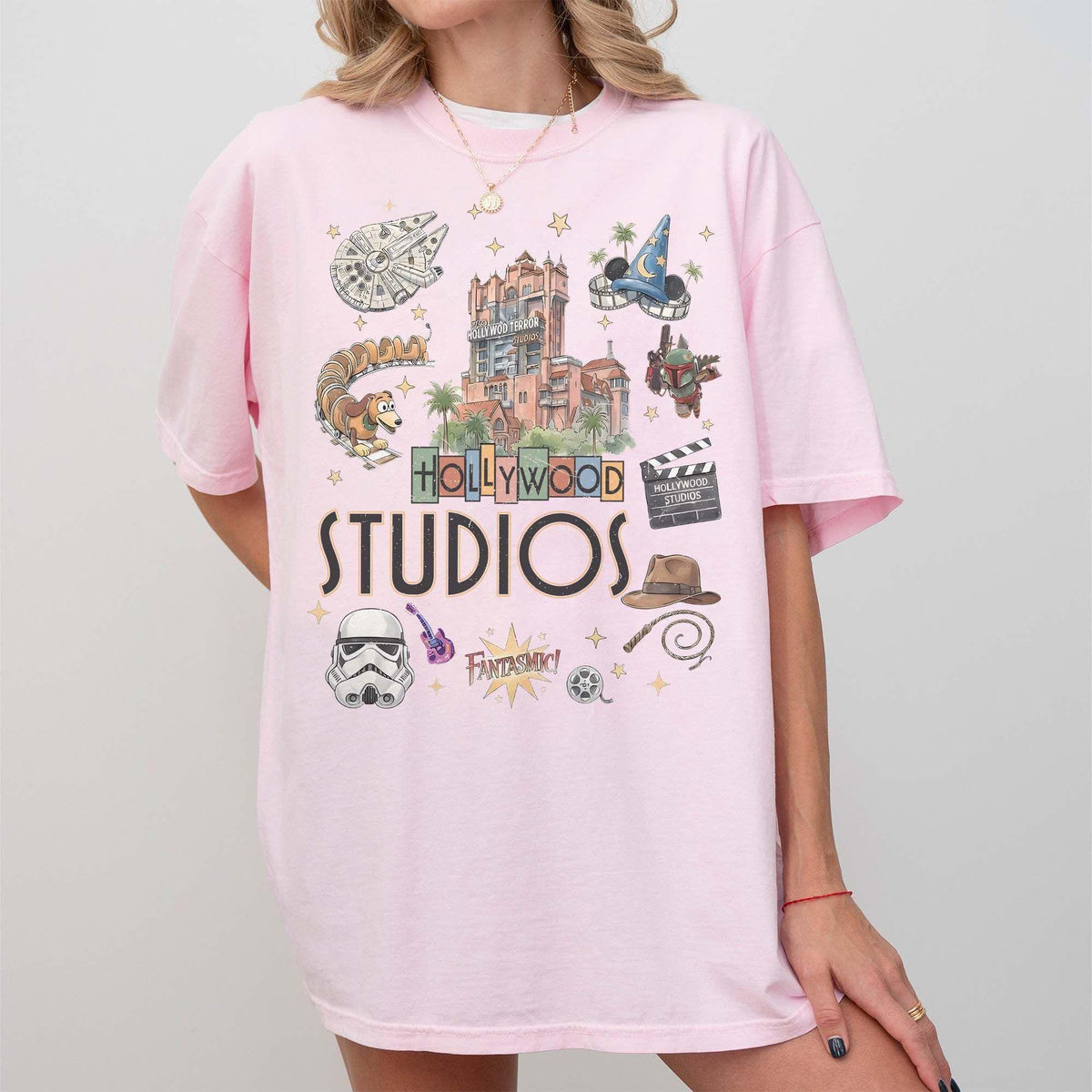 Retro Disney Hollywood Studios Comfort Colors — Bella+Canvas Tee fan art by Snagva