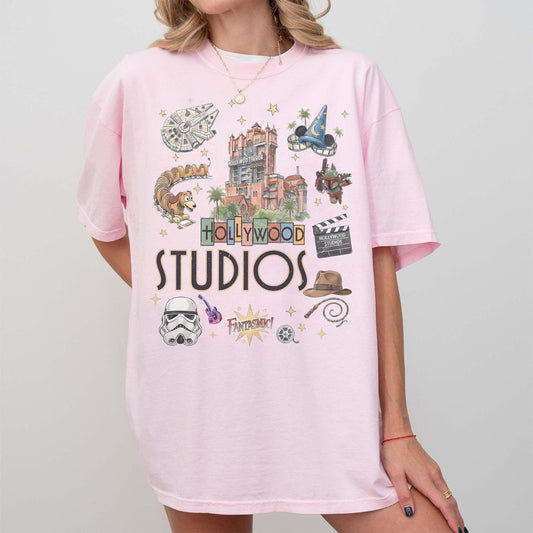 Retro Disney Hollywood Studios Comfort Colors — Comfort Colors Tee