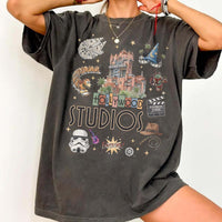 Retro Disney Hollywood Studios Comfort Colors — Bella+Canvas Tee fan art by Snagva (5)