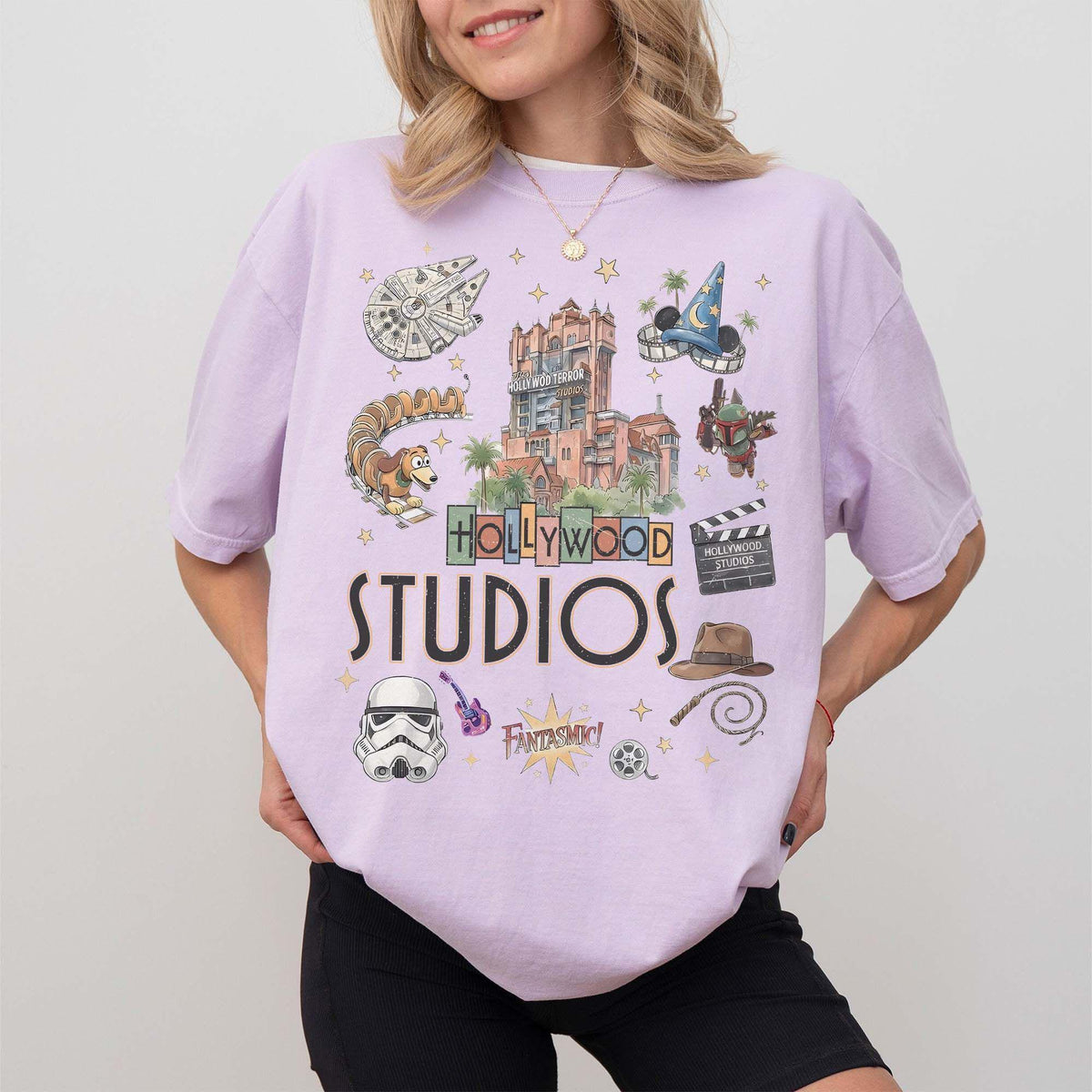 Retro Disney Hollywood Studios Comfort Colors — Bella+Canvas Tee fan art by Snagva (7)