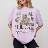 Retro Disney Hollywood Studios Comfort Colors — Gildan Sweatshirt fan art by Snagva (7)