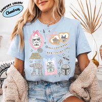 Retro Comfort Colors® Coquette Disney Star Wars — Gildan Sweatshirt fan art by Snagva (2)