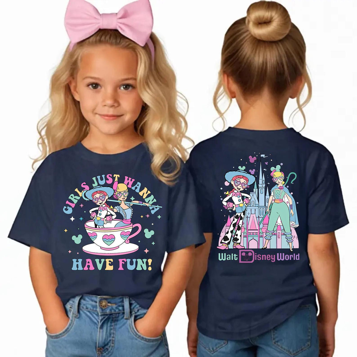 Girls Just Wanna Have Fun Disney — Bella+Canvas Tee fan art by Snagva (2)