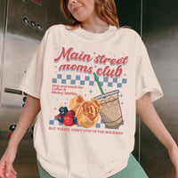 Retro Main Street Mom Club — Bella+Canvas Tee fan art by Snagva (3)
