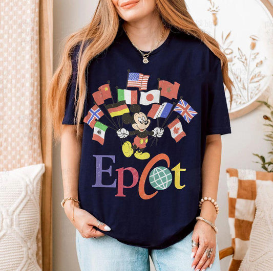 Comfort Colors EPCOT World Tour Mickey — Gildan Sweatshirt