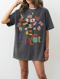 Comfort Colors EPCOT World Tour Mickey — Gildan Sweatshirt fan art by Snagva (5)