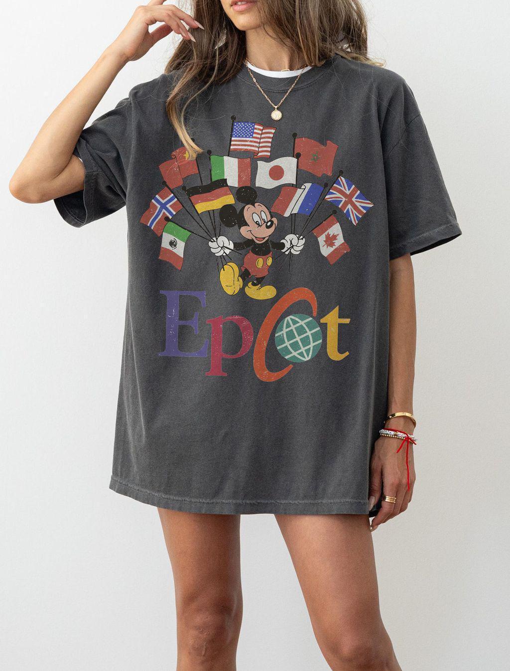 Comfort Colors EPCOT World Tour Mickey — Gildan Hoodie fan art by Snagva (5)