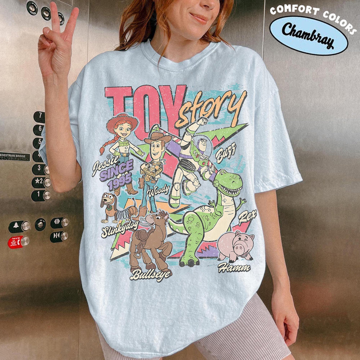 Toy Story Retro Jessie Woody Buzz Lightyear — Gildan Hoodie fan art by Snagva (4)