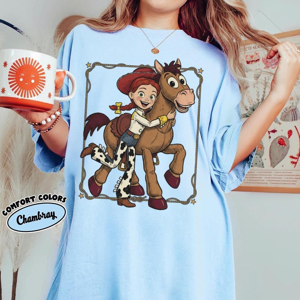 Frame Toy Story Jessie Bullseye — Comfort Colors Tee fan art by Snagva (3)