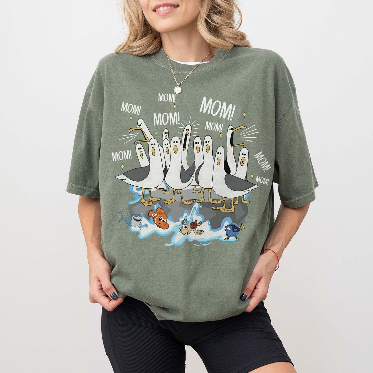 Comfort Colors® Retro Disney Seagulls Mom — Comfort Colors Tee fan art by Snagva (3)