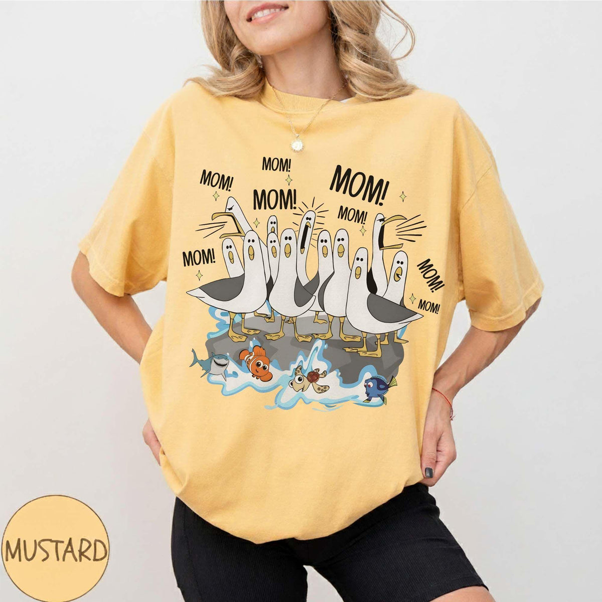 Comfort Colors® Retro Disney Seagulls Mom — Gildan Hoodie fan art by Snagva (8)