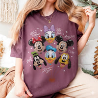 Comfort Colors Retro Mickey and Friends Balloon — Gildan Sweatshirt fan art by Snagva (3)