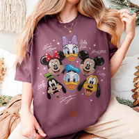 Comfort Colors Retro Mickey and Friends Balloon — Gildan Hoodie fan art by Snagva (3)